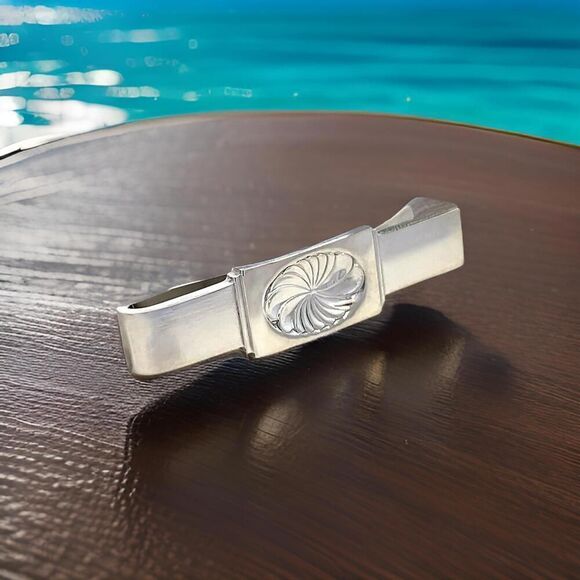 Georg Jensen Estate Money Clip Tie Clip Silver GJ36 - Picture 14 of 15